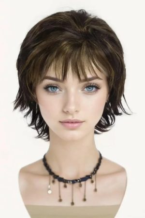 Short Wigs for Women Synthetic Hair Natural