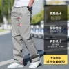 Men's Spring Summer Cargo Pants Cotton Work Pants New Overalls Large Size Relaxed Fit Jogger Gym Korean Loose Casual Trousers - Image 3