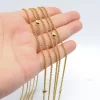 20 PCS Stainless Steel Necklace for Women Wholesale 16 18 20 22 24 30 INCH 2mm 2.5mm 3mm Rolo Chain Necklaces for Jewelry Making - Image 4
