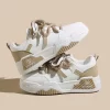 Women's Casual Sneakers 2024 White Lace-up Vulcanized Shoes Autumn Campus Student Comfortable Platform Shoes Zapatillas De Mujer - Image 2