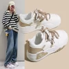 Women's Casual Sneakers 2024 White Lace-up Vulcanized Shoes Autumn Campus Student Comfortable Platform Shoes Zapatillas De Mujer - Image 5