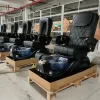 Luxury Modern Electric Massage Relax Pedicure Chairs Nail Salon Foot Spa Manicure White Pedicure Chair With Basin - Image 4