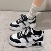 Women's Casual Sneakers 2024 White Lace-up Vulcanized Shoes Autumn Campus Student Comfortable Platform Shoes Zapatillas De Mujer - Image 6