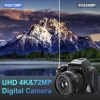 Digital Camera 4K 72MP 12X Optical Zoom UHD Professional photography Flash light Auto-Focus WIFI for Tiktok ins Youtube Webcast - Image 6