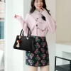 Classic Women Genuine Leather Bags High Quality Vintage Messenger Bags Luxury Women Tote Handbags for Ladies Shopper Female Bag - Image 2