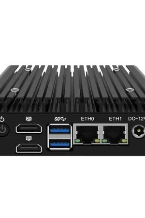 X86 Fanless Firewall Mini PC N100 N150 N305 N355 2*i226-V 2.5G Industrial Pfsense Soft Router Computer NVMe Proxmox Server