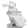 HICOMED Brown Manufacturer Price Electric Salon Beauty Facial Medical Aesthetics Chair Modern 3/4 Motors Facial Massage Bed - Image 6
