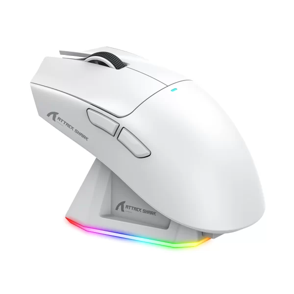 Attack Shark X11 Wireless Mouse,PC Tri-Mode Connection 2.4GHz/Wired/Bluetooth PAW3311 22000DPI 400IPS RGB Computer Gaming Mouse