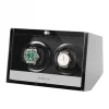 Black 2 Slots Watch Winder Automatic Rotating Mechanical Wrist Watches Winding Device Luxury Men's Watches Organizer Boxes - Image 4
