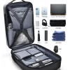Men's 17 Inch Waterproof Laptop Backpack Expandable Hard Shell Gaming Pack TSA Anti-theft USB Charge Business Travel Bags - Image 6
