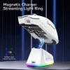 Attack Shark X11 Wireless Mouse,PC Tri-Mode Connection 2.4GHz/Wired/Bluetooth PAW3311 22000DPI 400IPS RGB Computer Gaming Mouse - Image 6