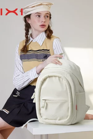 Mixi Fashion Backpack For Women Multifunctional Travel Backpack Bag Waterproof 17 Inch School Bags M5136