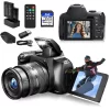 4K HD Digital Camera for Photography Vlogging Webcam for YouTube 72MP APP WiFi Auto Focus Livestream Video Cameras - Image 2