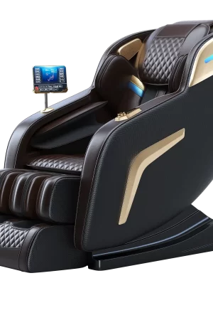 Faercon Massage Chair, 4D Movement + Extra Long Sl Rail. Full Body Air Bag Package, Precise Fit Human Body Curves, a Thoughtful Choice for Parents and Elders