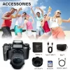 4K HD Digital Camera DSLR Camcorder 64MP Auto Focus Photography YouTube Streaming 16X Zoom Optical 4.0"Touch Screen Video Camera - Image 3