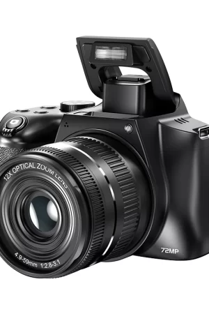 4K HD Digital Camera for Photography Vlogging Webcam for YouTube 72MP APP WiFi Auto Focus Livestream Video Cameras