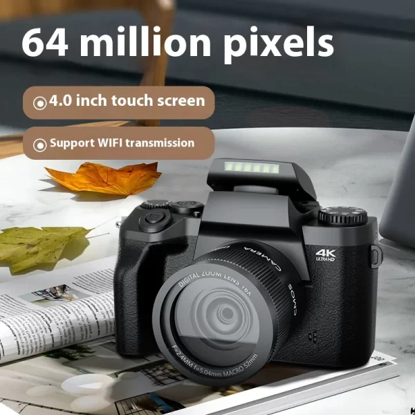 Cc Travel Mirrorless Digital Camera, Student-Specific D6 High-Definition Entry-Level Dslr, With A High Pixel Count Of 4 Million