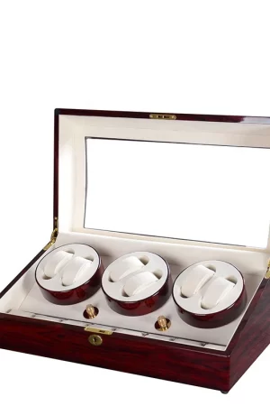 6 Epitopes Watch Winders Automatic Rotation Mechanical Wrist Watches Winding Device Luxury 8 Slots Men Watches Organizer Boxes