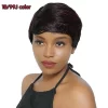 Short Bob Straight Human Hair Wigs Natural Color Brazilian Remy Hair Pixie Cut Wig Cheap Human Hair Wig For Black Women Misney - Image 4