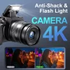 4K HD Digital Camera for Photography Vlogging Webcam for YouTube 72MP APP WiFi Auto Focus Livestream Video Cameras - Image 3