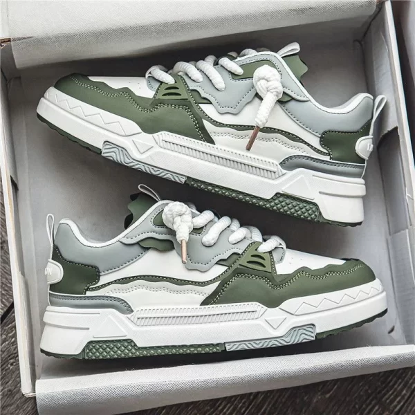 New Shoes Men Spring Male Sneakers Sports Korean Fashion Skateboard Chunky Sole Casual Men's Sneakers Running Brethable Trainers