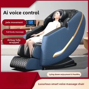 JAIYORL AI Smart Health Care Shiatsu 4D Massage Chair Kneading Full Body Zero Gravity Massage Chair with Bluetooth HiFi Music