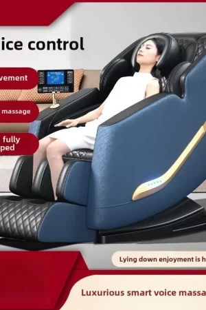 JAIYORL AI Smart Health Care Shiatsu 4D Massage Chair Kneading Full Body Zero Gravity Massage Chair with Bluetooth HiFi Music