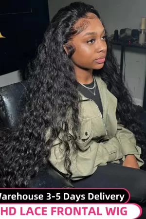 40 Inch Deep Wave 13x4 13x6 360 Hd Transparent Lace Front Wigs For Women Water Wave Lace Frontal Hair Wigs Curly Human Hair Wigs