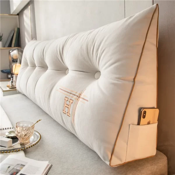 Headboard Pillow Cute Pillow Cojines Decorativos Triangular Cushion Floor Cushion Headrest Cushion Large Backrest