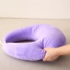 U-shaped Moon Pillow Pregnant Woman Waist Pillow Ergonomic Surround Arm Rest Support For Reading Gaming Adults Lap Cushion - Image 3