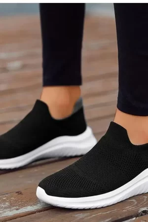 Women's Sneakers Fashion New Shoes Woman Walking Sneakers Women Casual Shoes Slip On Flat Women Sneakers Zapatos De Mujer