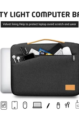 Laptop Sleeve, Notebook Sleeve 14 15.6 Spaces for MacBook M1 Air Pro HP Acer Xiaomi Huawei Lenovo Computer Folder