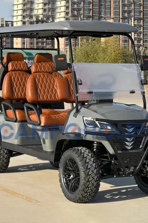 CAMP 2024 New Design 6 Seater Golf Cart Electric Motor 72v Battery Sightseeing Car Electric Golf Scooter
