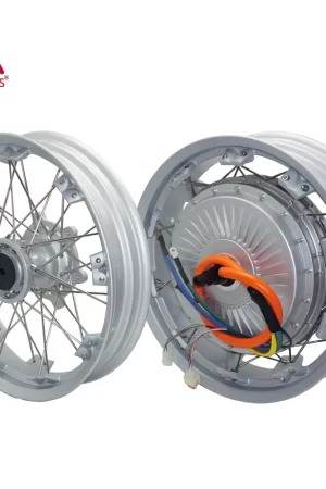 QS Motor QS273 8000W V3 72V Hub Motor Kit with 17x3.0inch Front Wheel and 17x4.25inch Moped High Speed 120KPH Motor