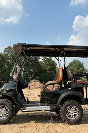 48V Golf Cart AC Motor Lithium Ion Battery 4 Seat Electric Utility Golf Cart Vehicle with Cargo Box