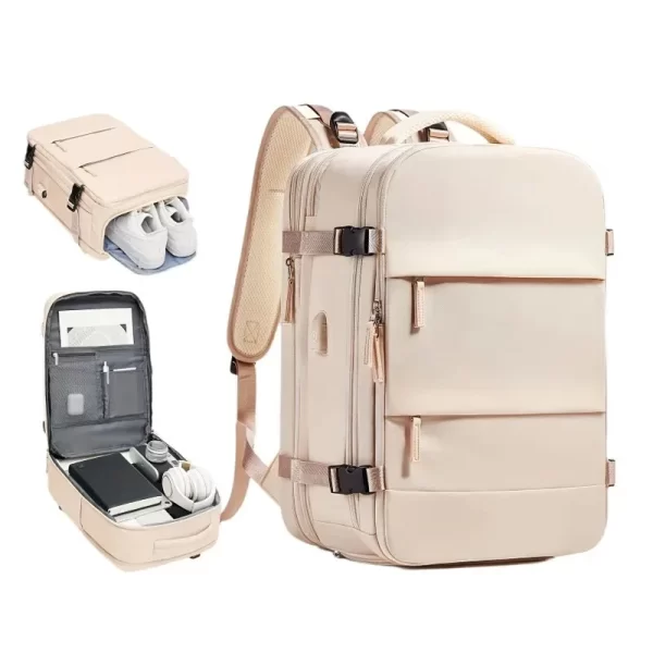 Laptop Travel Bag, Large Capacity, Multifunctional, for Laptop, Women, MacBook Pro 13/14/16 Spaces, Accessories, Bags, Cases