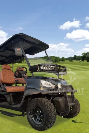 New Design Electric Four Wheeler Solar Power Golf Car 6 Passenger Golf Cart 48v Lithium Ion Battery Golf Cart