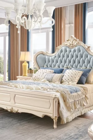 Wooden Modern Bed Frame Double Storage Space Twin Headboards Double Bed Full Size Luxury Muebles De Dormitorio Home Furniture