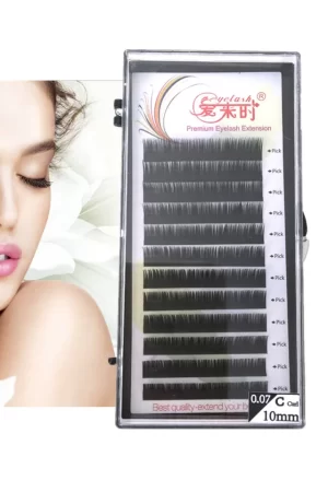 THINKSHOW Faux Mink Eyelash Extension BCD curl Korea Silk Individual Eyelashes Natural Soft Lashes Extension for Professionals