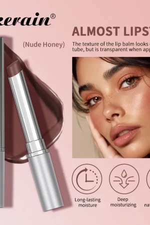 Lakerain Black Honey Lipstick Natural Lip Makeup Long Lasting Nourishing and Moisturizing Waterproof Lip Gloss Cosmetics