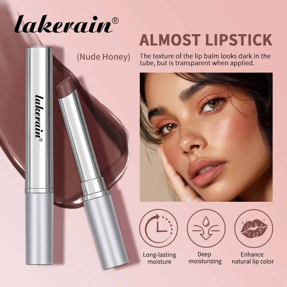 Lakerain Black Honey Lipstick Natural Lip Makeup Long Lasting Nourishing and Moisturizing Waterproof Lip Gloss Cosmetics