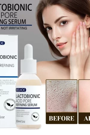 Lactobionic Acid Shrink Pores Facial Serum Fade Fine Lines Firming Nourish Essence Face Serum Moisturizing Brightning Skin Care