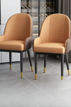 Modern Light Luxury Dining Chair Ergonomics Comfortable Long Sitting Living Room Chairs Modern Minimalism Furniture